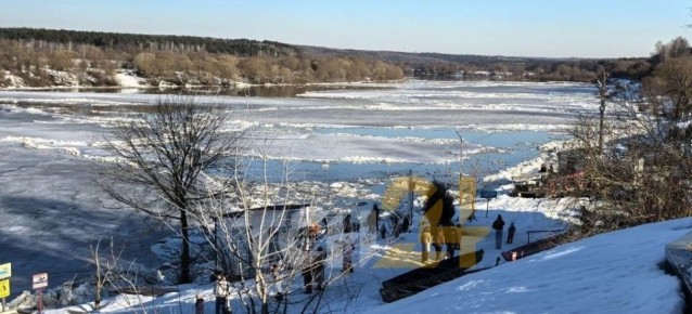 Ледоход на Оке начался на границе Тульской и Калужской областей