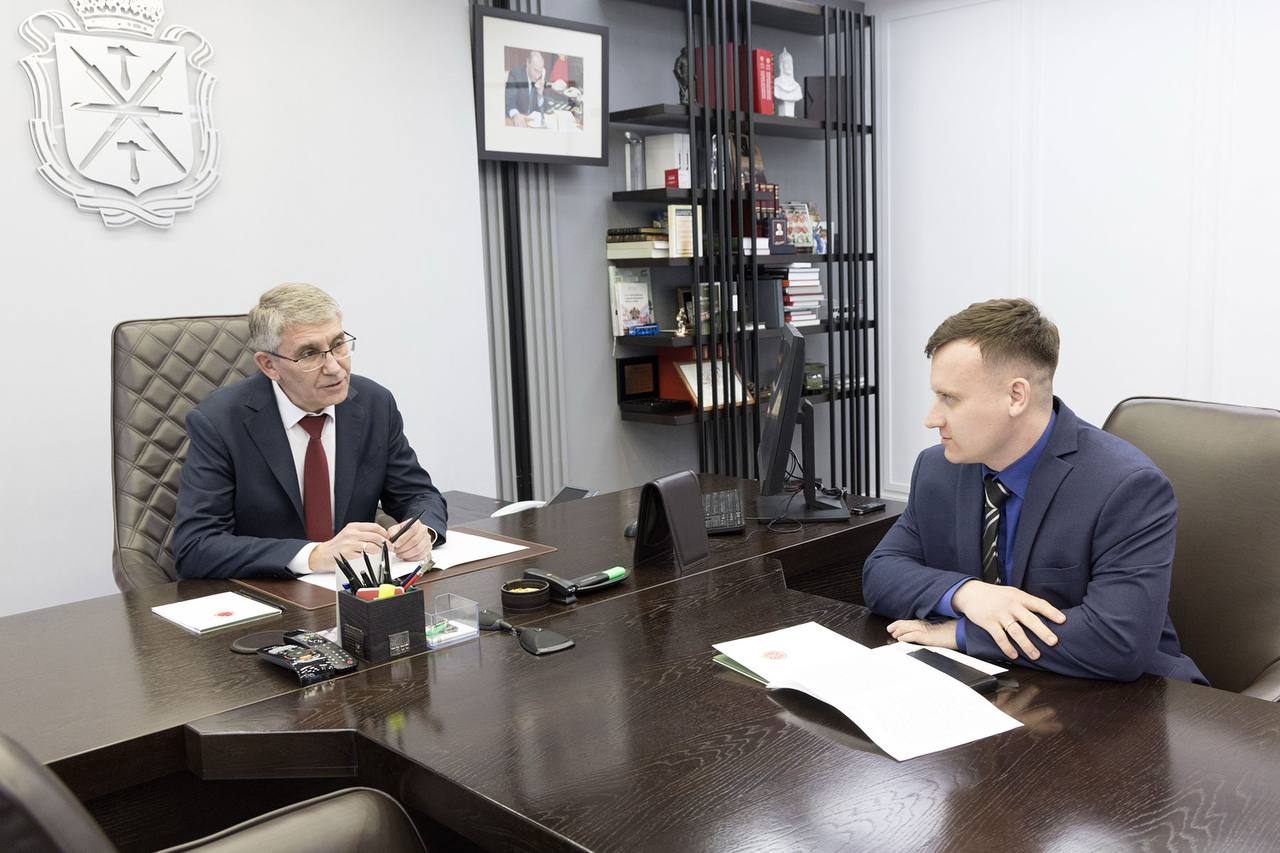 Дмитрий Миляев: Встретился сегодня со своим наставляемым — ветераном СВО, участником регионального проекта «Герой71» Владимиром Шуваевым