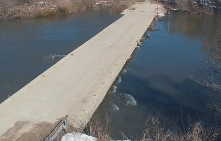 В Белёвском районе из-за паводка закрыли мост через Оку у Николо-Гастуни