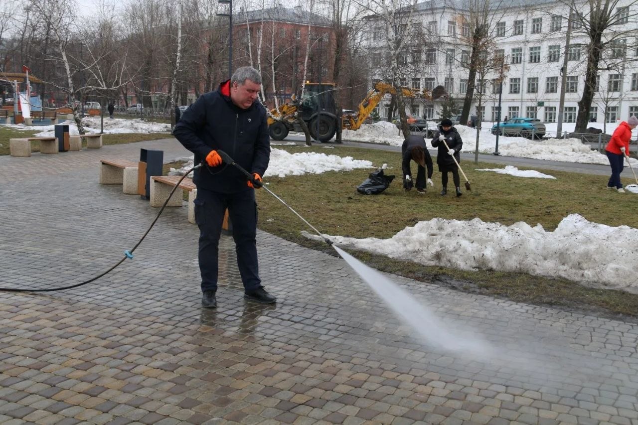 Илья Беспалов: Провели первый в этом году весенний субботник