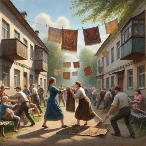 За выбивание ковров во дворе россиянам может грозить штраф до 5 тысяч рублей, предупредил юрист Андрей Моисеев