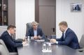 Дмитрий Миляев: Провел рабочую встречу с генеральным директором компании «Энергомаш» Денисом Пашковым