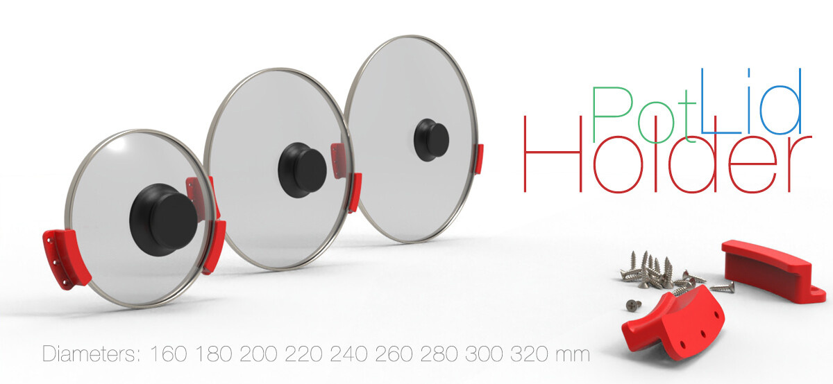 Беспорядок на кухне навсегда в прошлом: держатель для крышек кастрюль