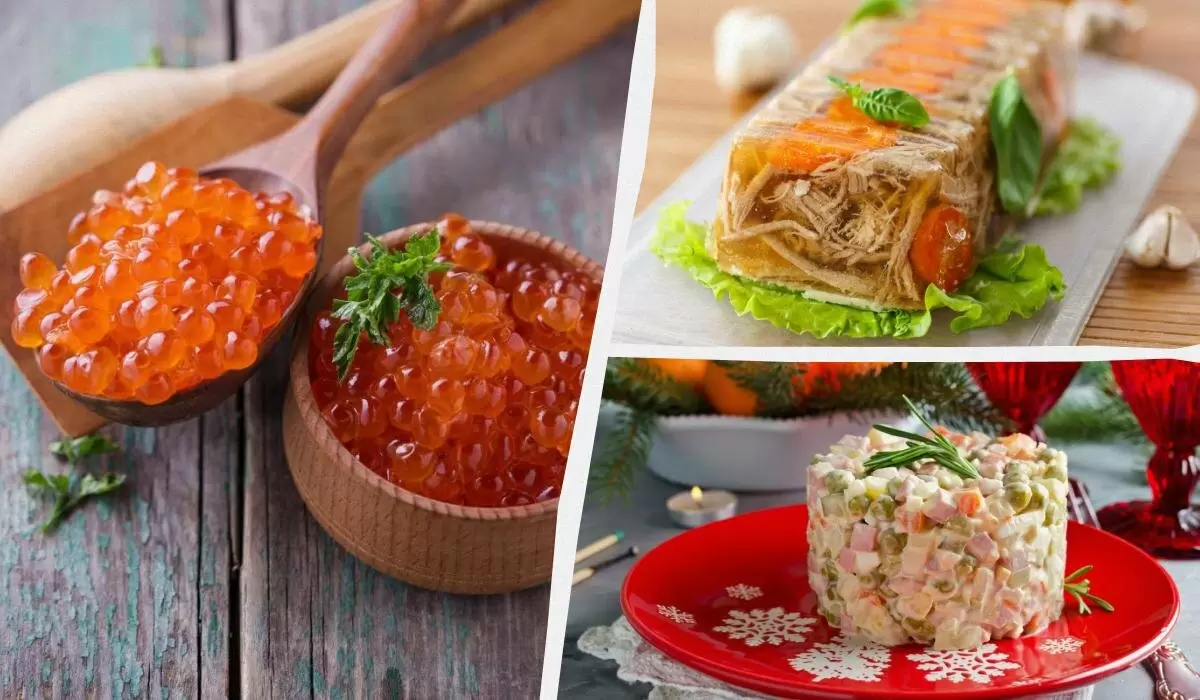 Как сохранить праздничные блюда: секреты хранения оливье, холодца и красной икры