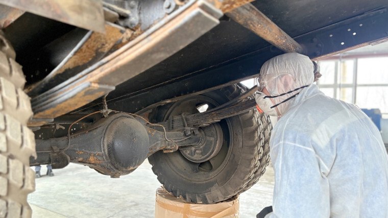 Продолжается косметический ремонт "Катюши" Продолжается косметический ремонт "Катюши"