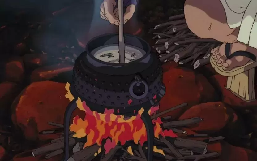 Рисовая каша как в «Принцессе Мононоке»