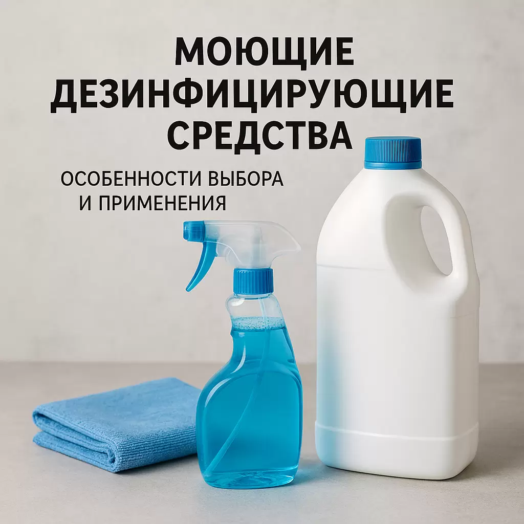 Выбор и применение моющих дезинфицирующих средств: что нужно знать