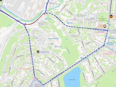 Внимание! С 16 апреля по ночам вводят ограничение движения на части ул. Демонстрации