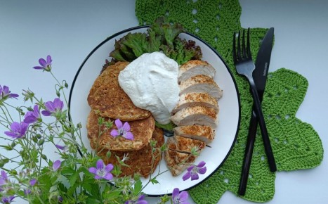 Пышные кабачковые оладьи: легкий и вкусный рецепт без пшеничной муки