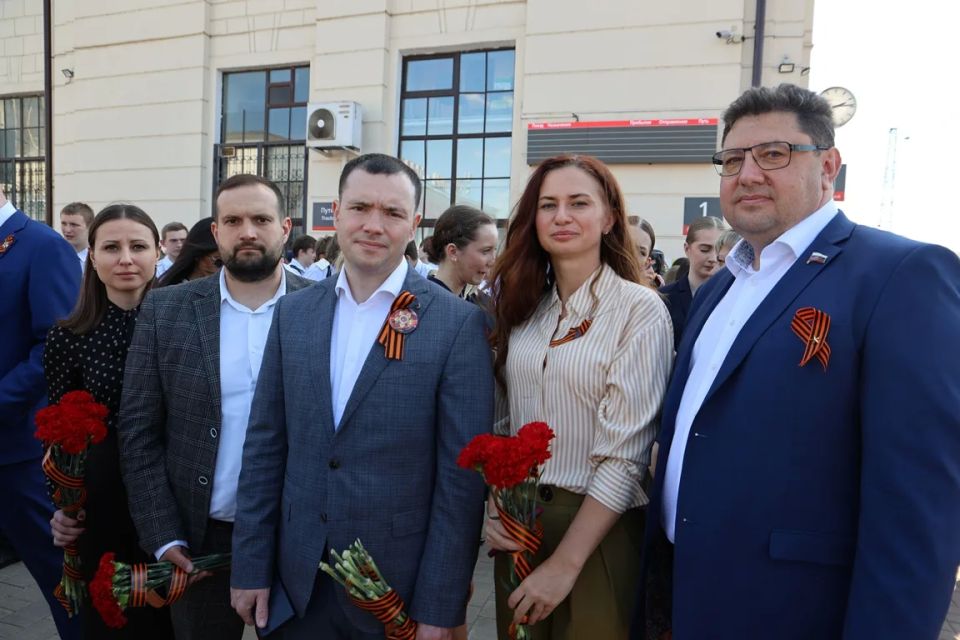 В Туле прошла патриотическая акция «Поезд Памяти»