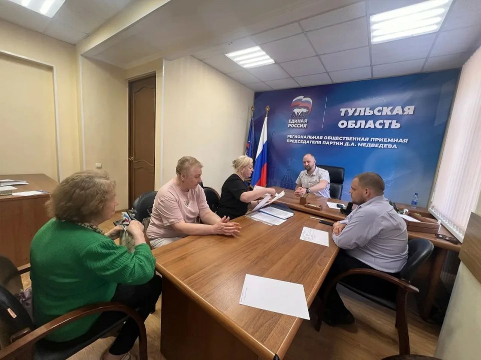 Депутаты Тульской городской Думы проводят приемы граждан