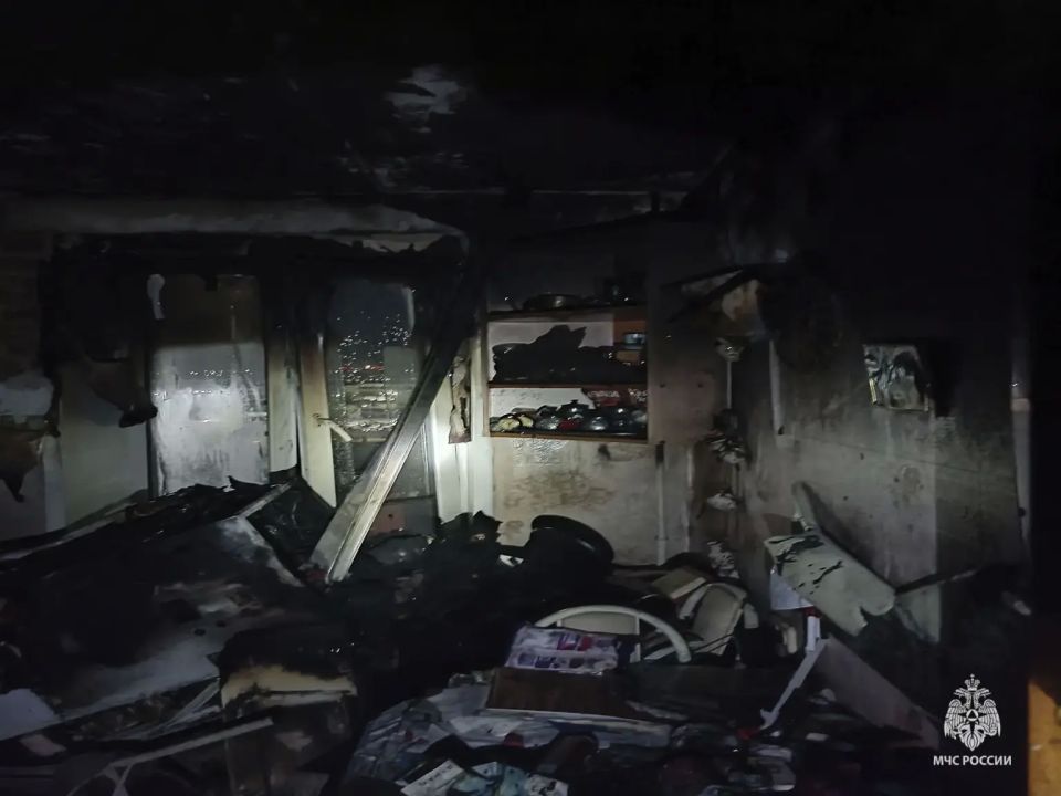 Пожар в Туле на Красноармейском проспекте: пострадала пожилая женщина