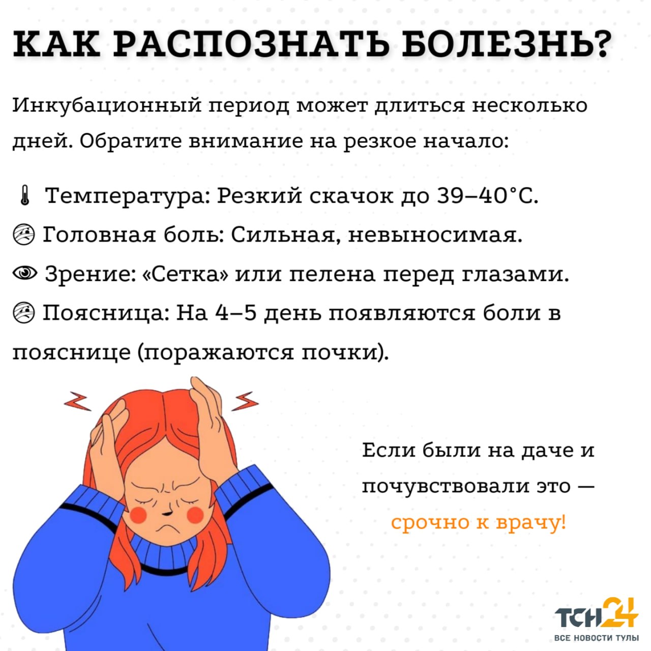 Хантавирус в Тульской области: что известно, актуальная ситуация, симптомы и меры защиты Хантавирус в Тульской области: что известно, актуальная ситуация, симптомы и меры защиты