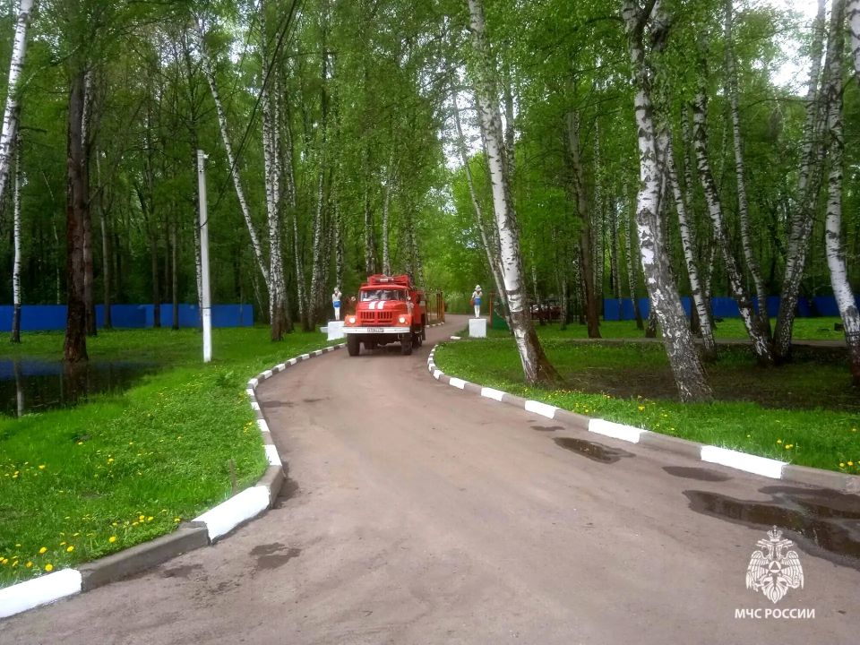 В детском лагере в Тульской области произошел условный пожар В детском лагере в Тульской области произошел условный пожар