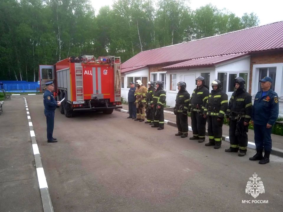 В детском лагере в Тульской области произошел условный пожар В детском лагере в Тульской области произошел условный пожар