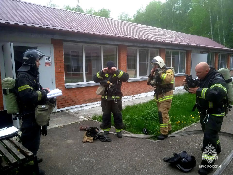 В детском лагере в Тульской области произошел условный пожар В детском лагере в Тульской области произошел условный пожар