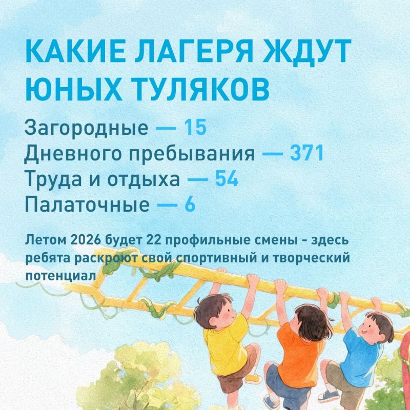 Как тульские дети отдохнут этим летом? Как тульские дети отдохнут этим летом?