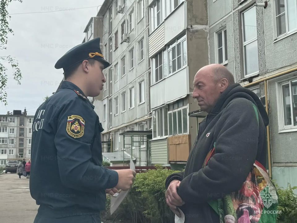 В Кимовском районе продолжается профилактическая работа по предупреждению пожаров