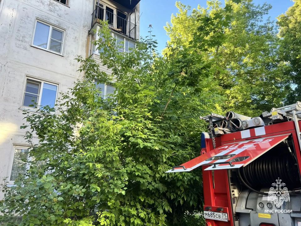 При пожаре в Новомосковске погибли 2 человека При пожаре в Новомосковске погибли 2 человека