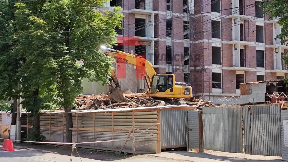 Памятник регионального значения снесли в Туле Памятник регионального значения снесли в Туле