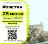 25 июня в амфитеатре на Казанской набережной состоится творческий проект «Розетка»