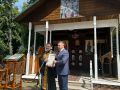 В Новомосковске зампред Тульской областной Думы Александр Рем и депутат регионального парламента Илья Степанов посетили Свято-Успенский мужской монастырь