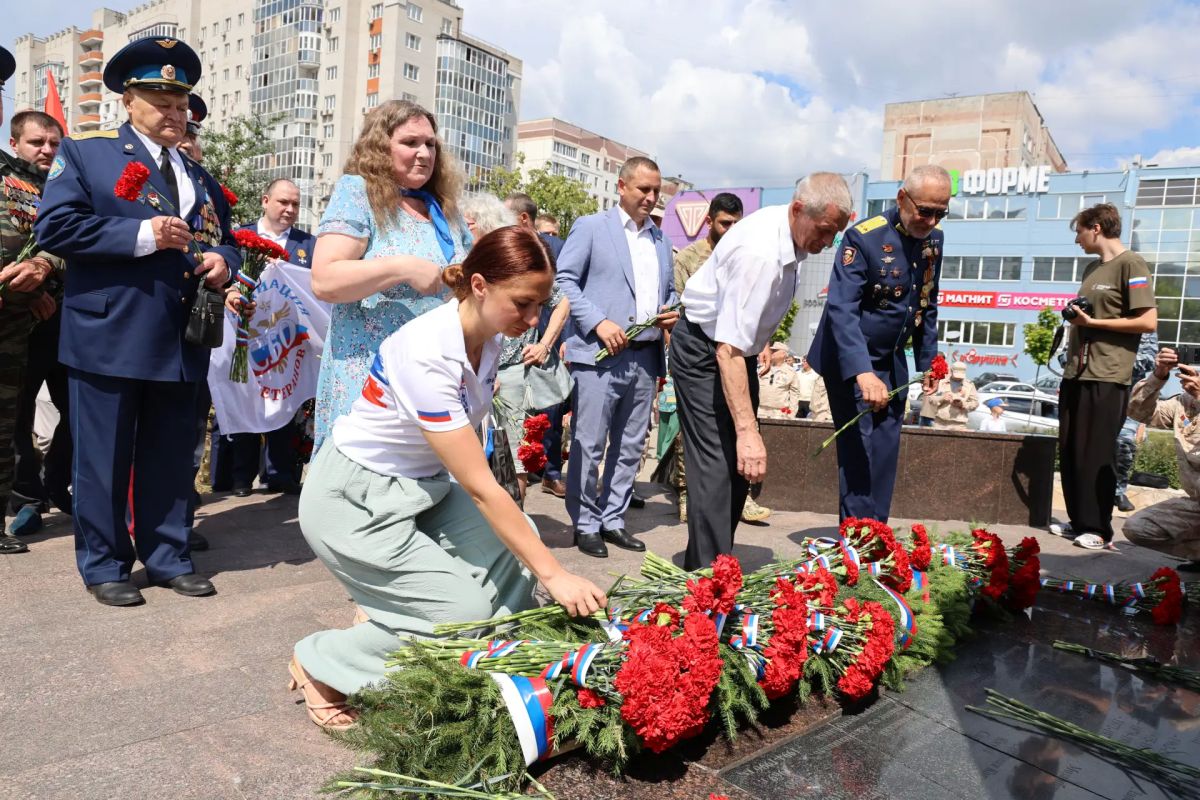 Алексей Эрк принял участие в митинге, посвященном Дню ветеранов боевых действий Алексей Эрк принял участие в митинге, посвященном Дню ветеранов боевых действий