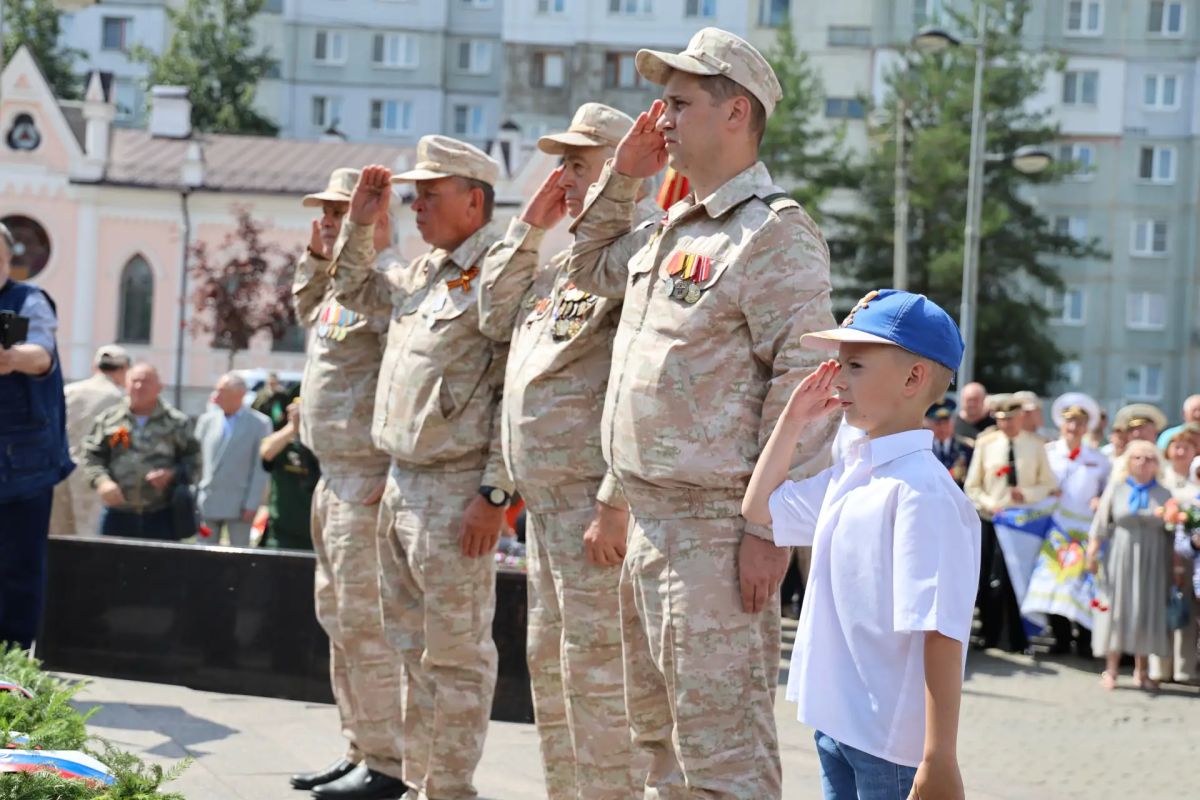 Алексей Эрк принял участие в митинге, посвященном Дню ветеранов боевых действий Алексей Эрк принял участие в митинге, посвященном Дню ветеранов боевых действий