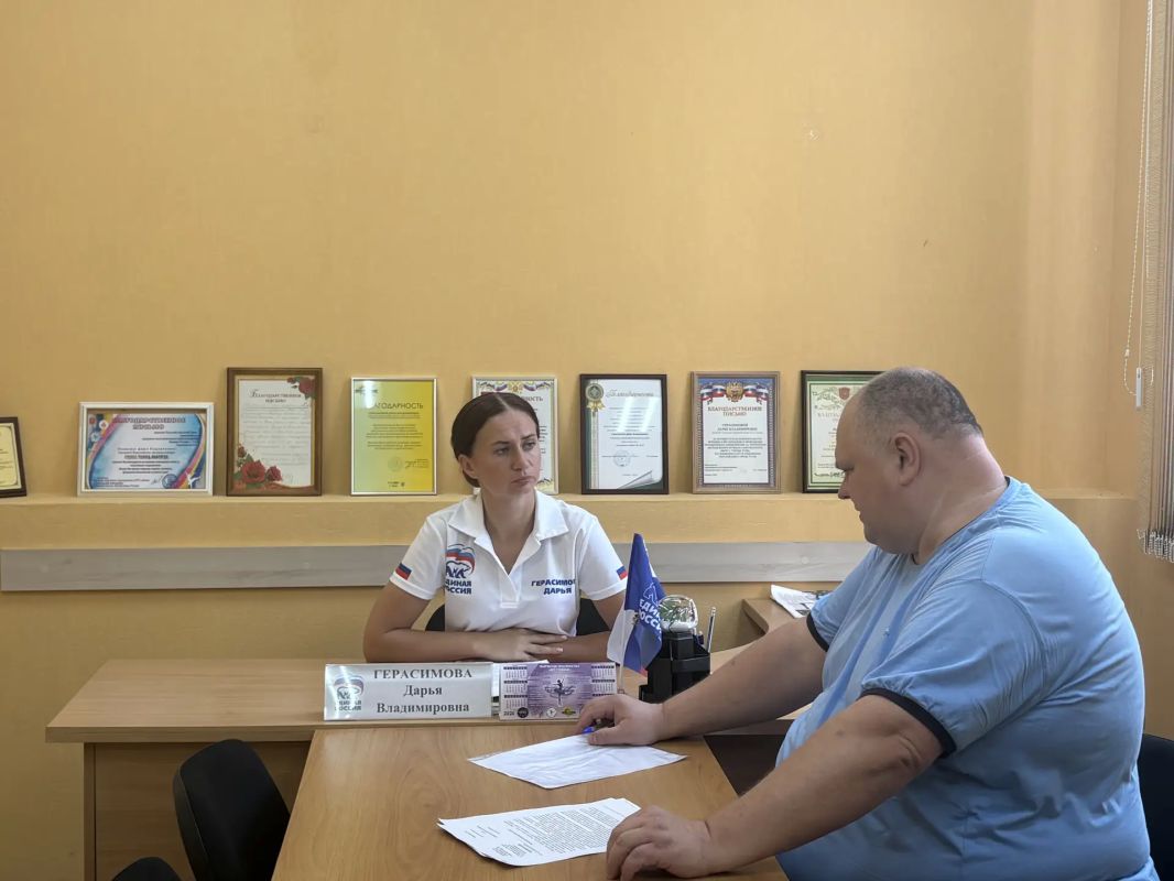 Дарья Герасимова рассмотрела обращения туляков Дарья Герасимова рассмотрела обращения туляков