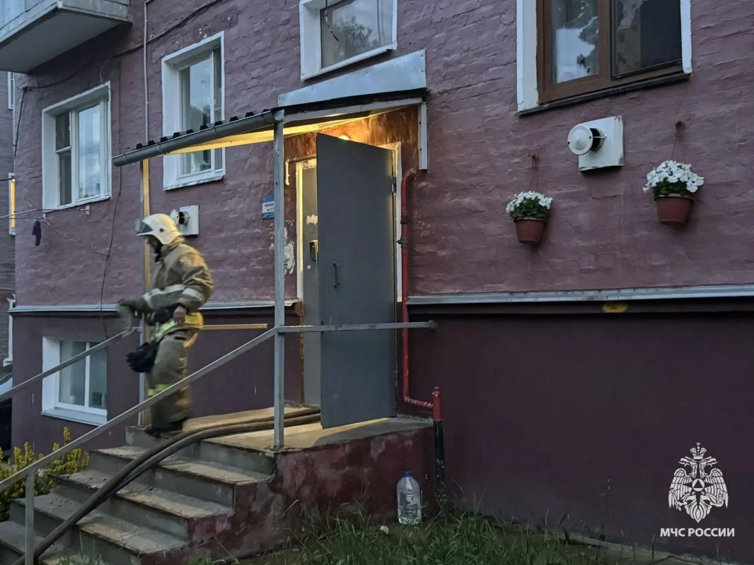 На пожаре в Богородицке погибли 2 человека На пожаре в Богородицке погибли 2 человека