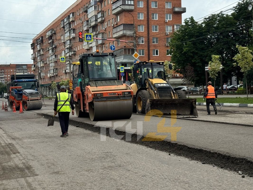 Ремонт Красноармейского проспекта в Туле выполнен на 40%