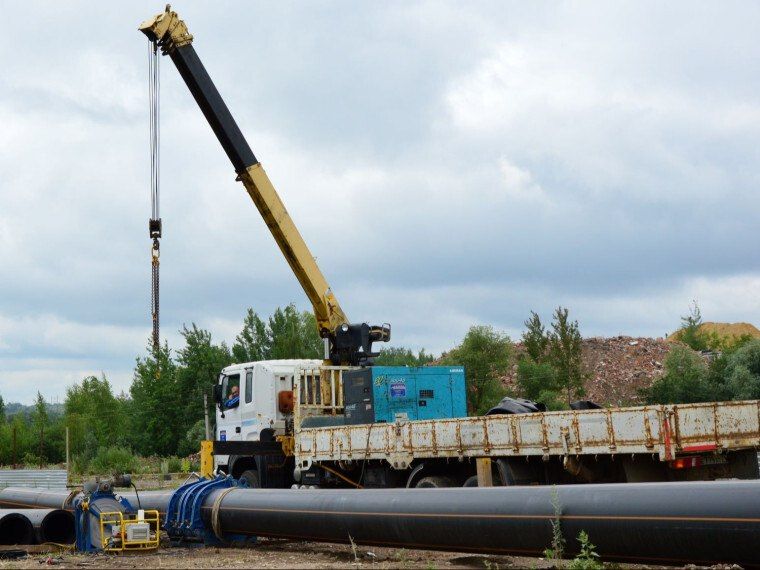 В Городском переулке перекладывают участок газопровода высокого давления В Городском переулке перекладывают участок газопровода высокого давления