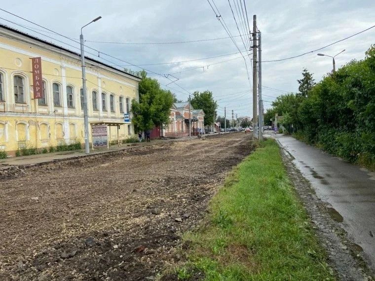 Ремонт улицы Коминтерна в Туле выполнен на 20%