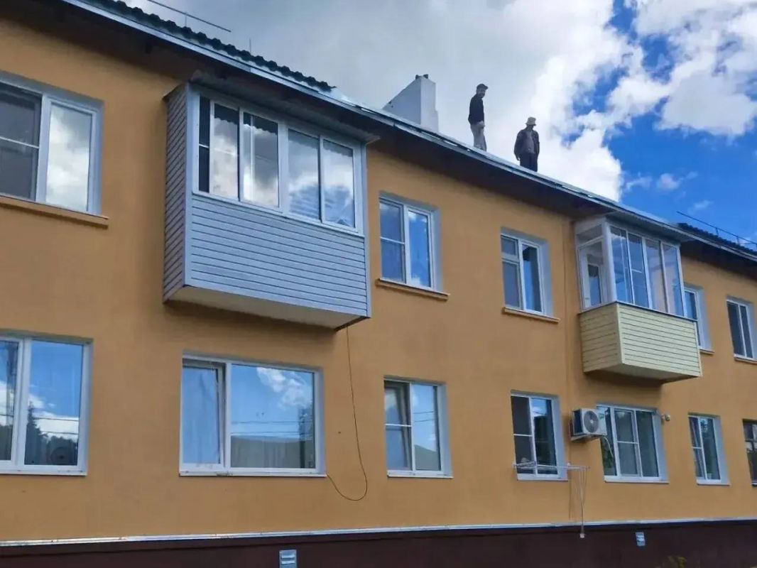 В Щёкино завершается восстановление домов после падения БПЛА В Щёкино завершается восстановление домов после падения БПЛА