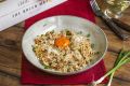 Кулинарный эксперимент: Паста карбонара с куриным фаршем и пармезаном