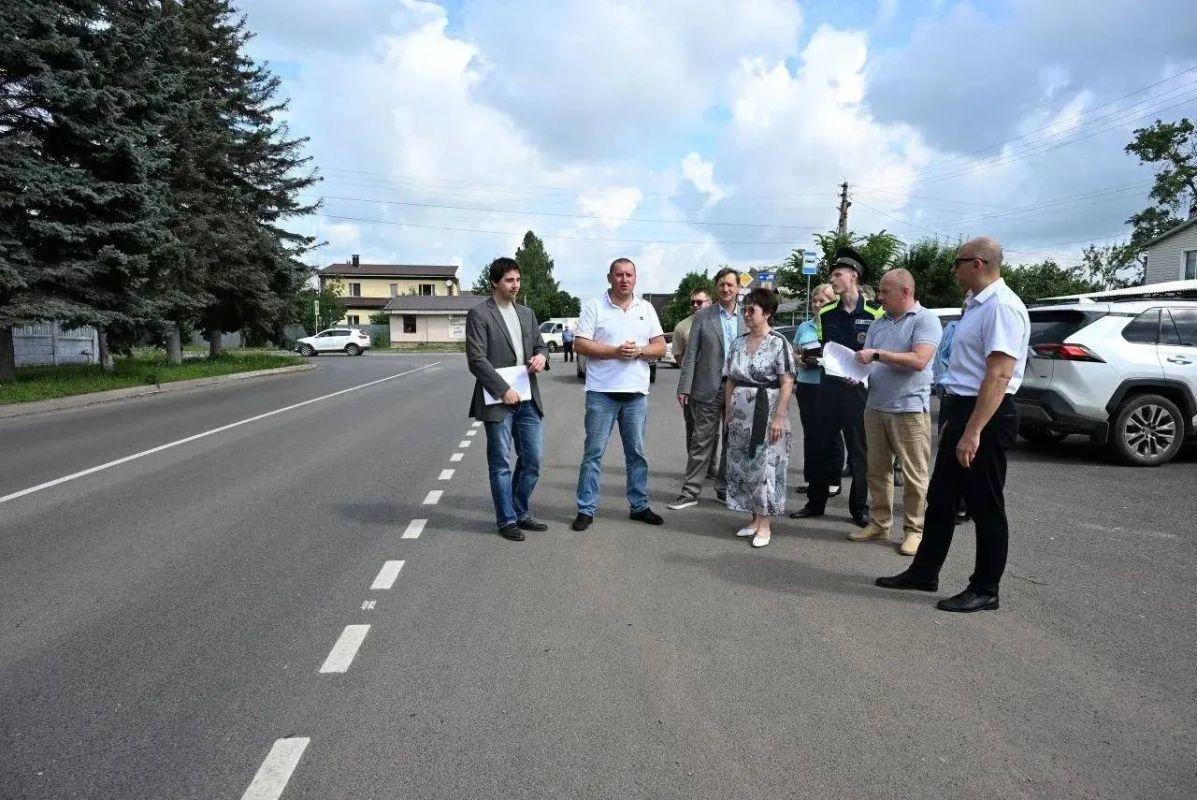 В Щёкино отремонтировали улицу Революции В Щёкино отремонтировали улицу Революции