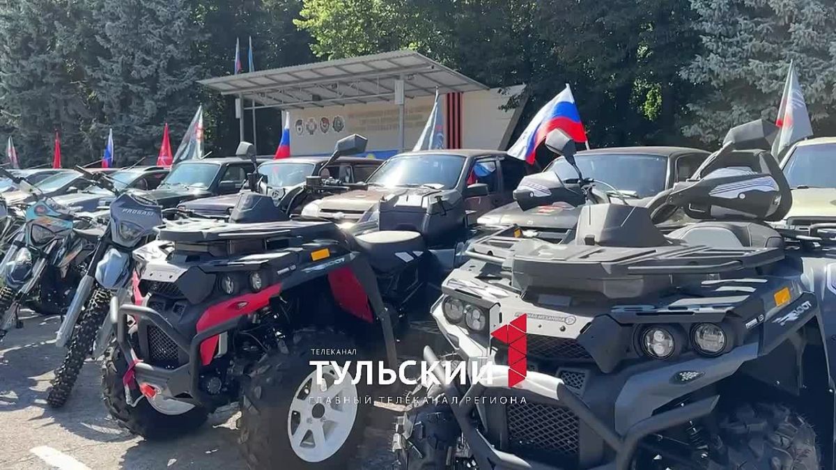 В День ВДВ тульским десантникам передали партию техники