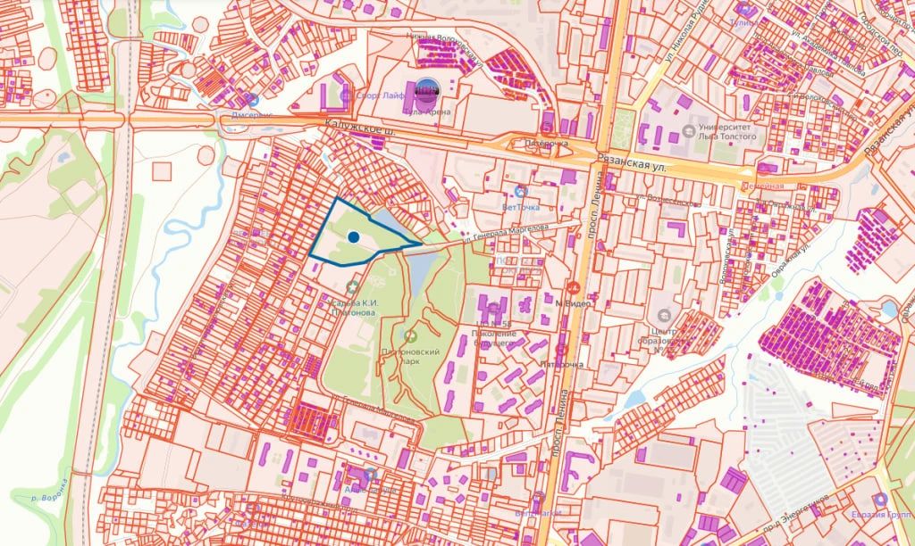 Около Платоновского парка в Туле планируют построить гостиницу Около Платоновского парка в Туле планируют построить гостиницу