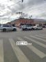 Авария на Октябрьской в районе поворота на улицу Луначарского