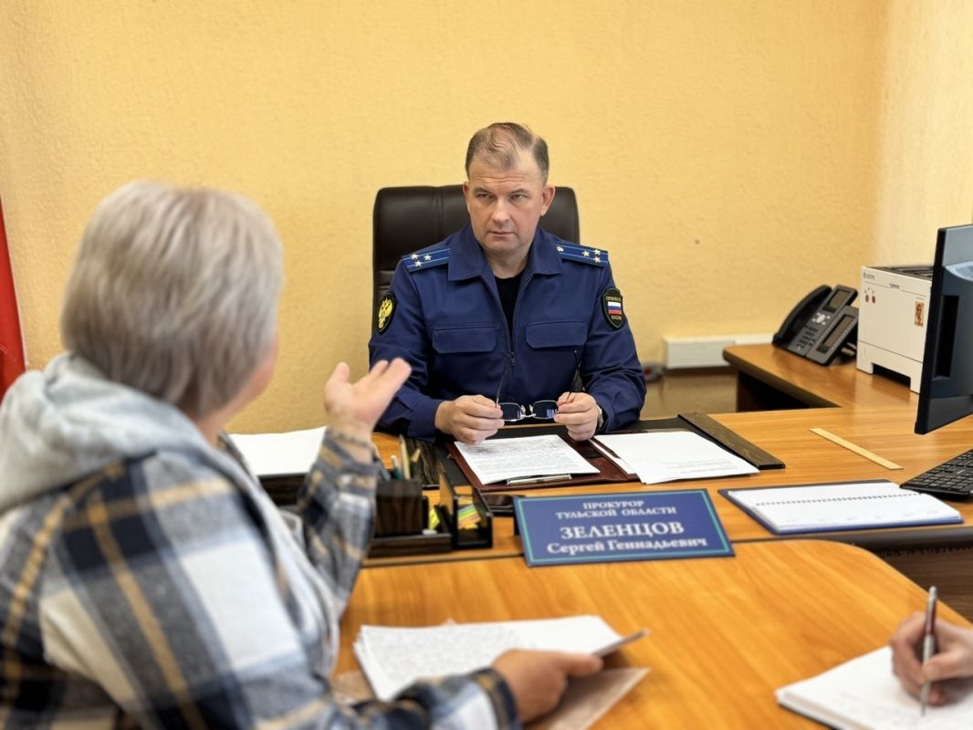 Прокурор области провел выездной прием граждан в Киреевском районе Прокурор области провел выездной прием граждан в Киреевском районе