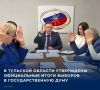 В Тульской области на заседании избирательной комиссии утверждены официальные итоги выборов депутатов Государственной Думы