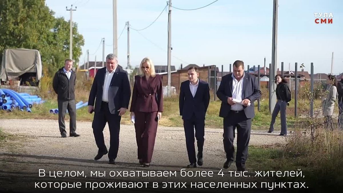 В трех населенных пунктах Большой Тулы прокладывают водопровод