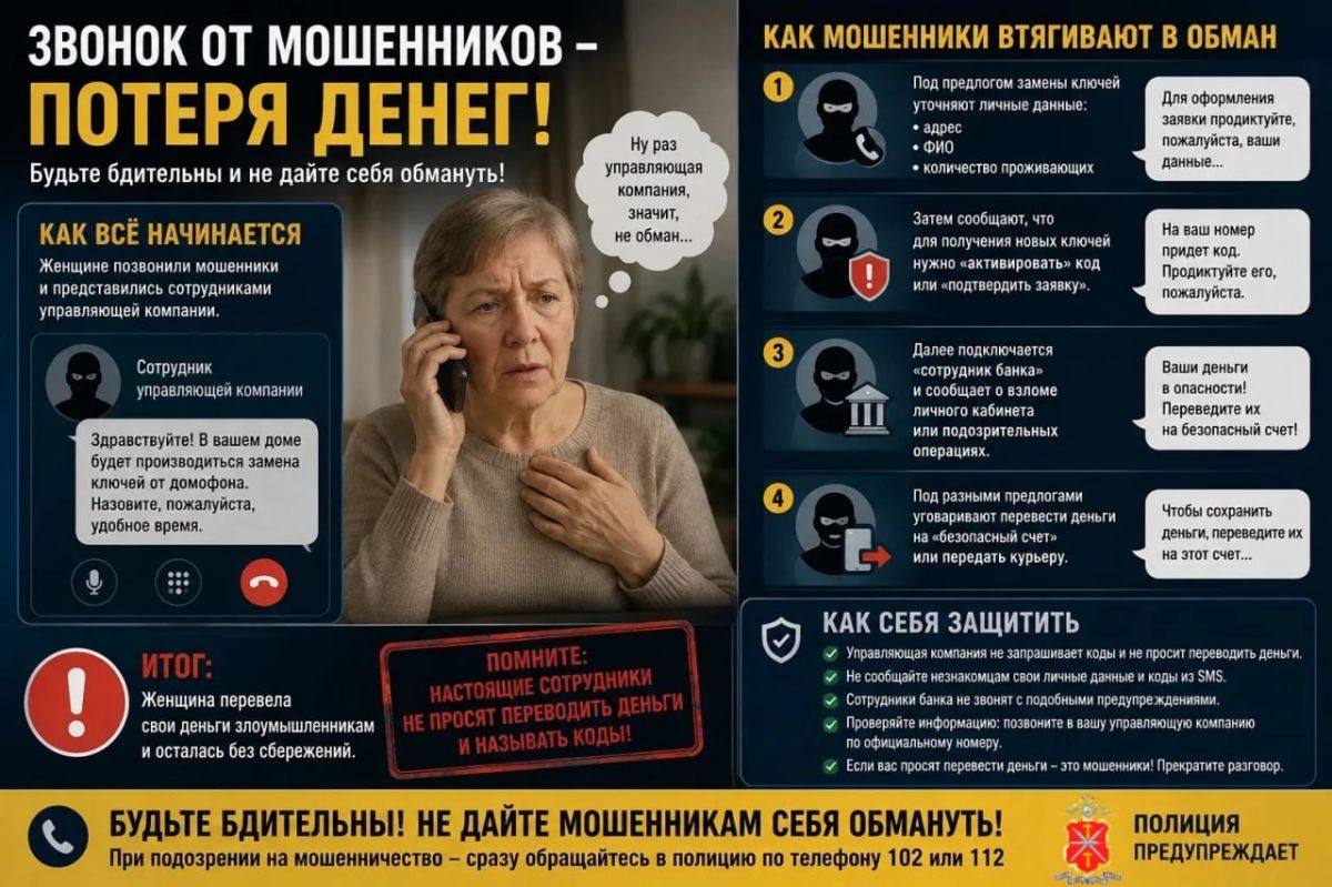 Внимание! Мошенники! 76-летняя жительница Тулы передала «курьеру» мошенников более 970 тысяч рублей