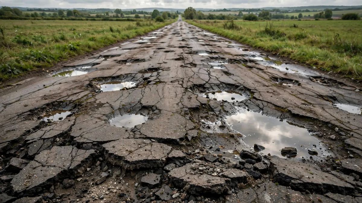 Дорожные провалы у ДК в Болохово: «Тулаавтодор» отбился в суде от 10,5 млн