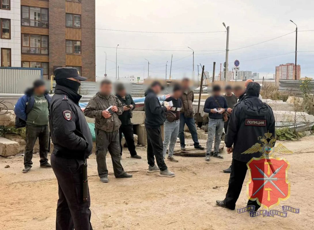 Полиция провела рейды на стройках Тулы Полиция провела рейды на стройках Тулы