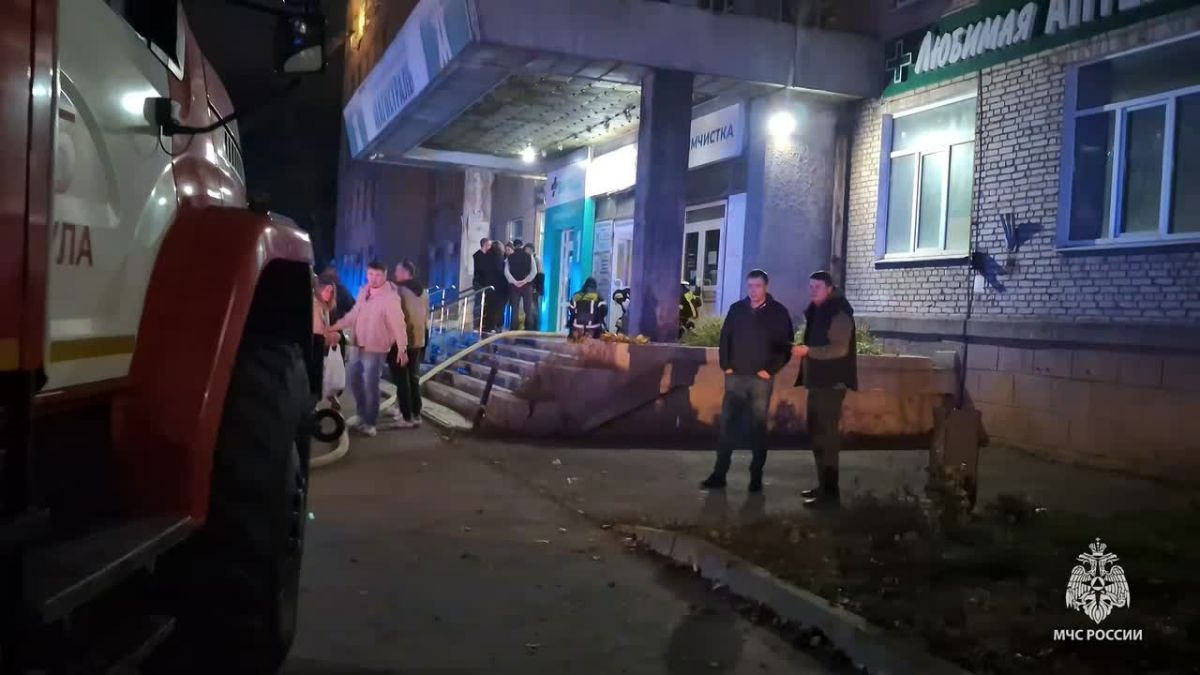 В центре Тулы огнеборцы спасли 2 человек при пожаре