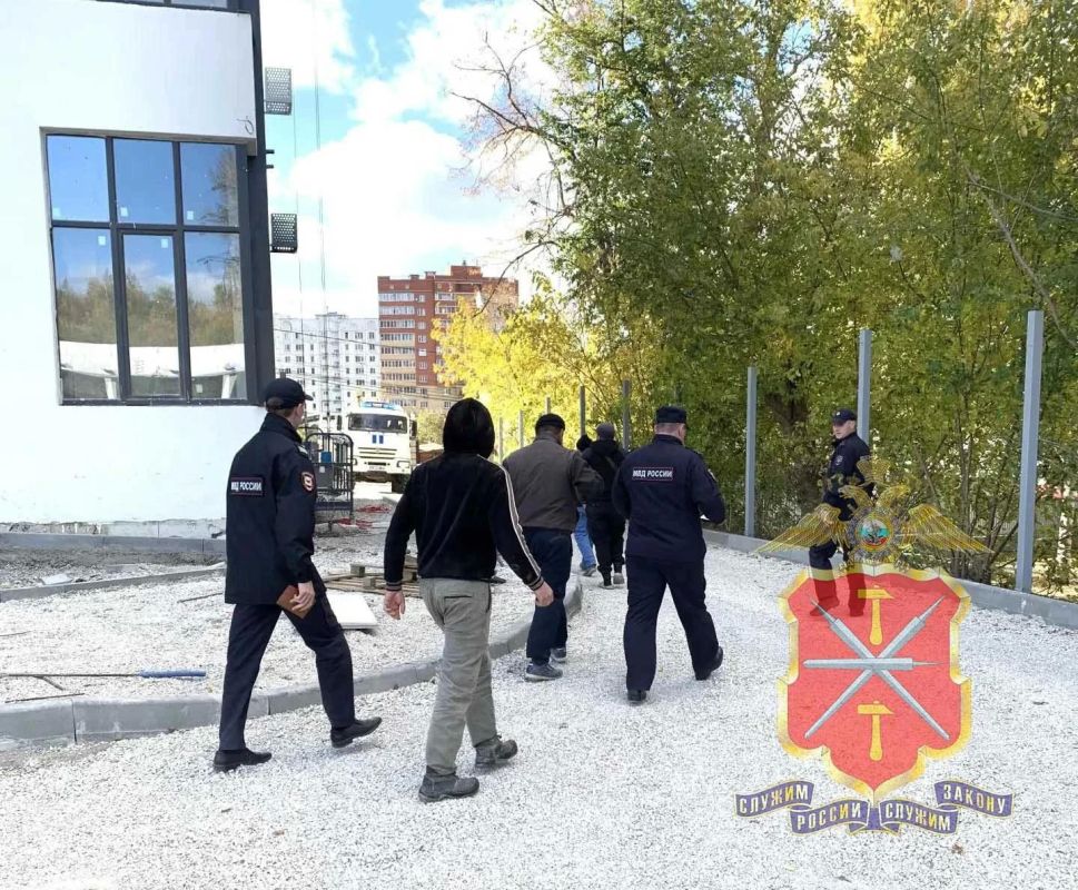 Полиция провела рейды на стройках Тулы Полиция провела рейды на стройках Тулы